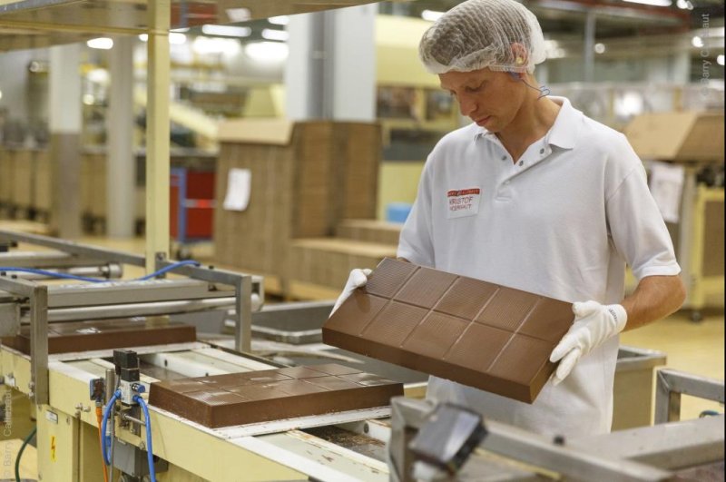 Swiss chocolate maker Barry Callebaut paused operations at one of its massive factories because of a salmonella outbreak, the company confirmed Thursday. Photo by Barry Callebaut