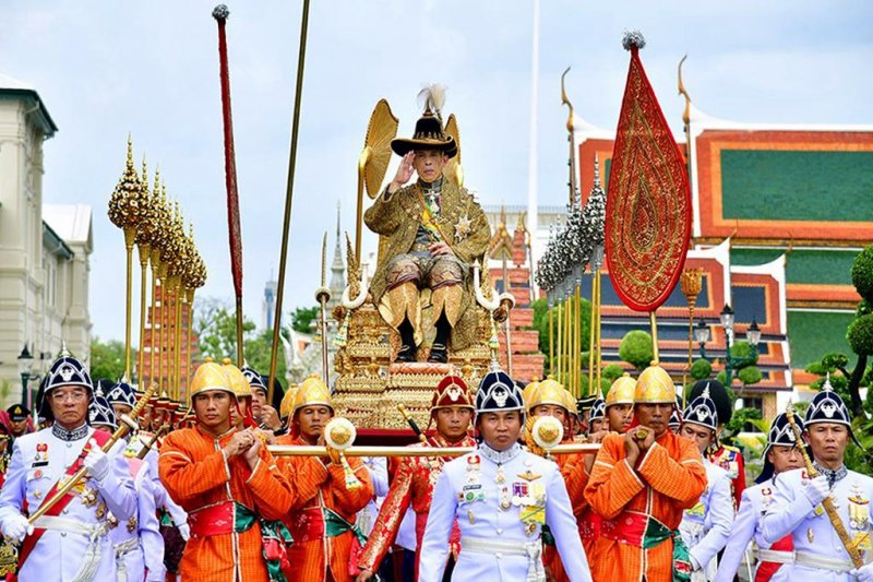 Thailand has crowned its first&nbsp;king in nearly 69 years at the Grand Palace in Bangkok on Saturday. Photo by Thailand Public Relations Department/EPA