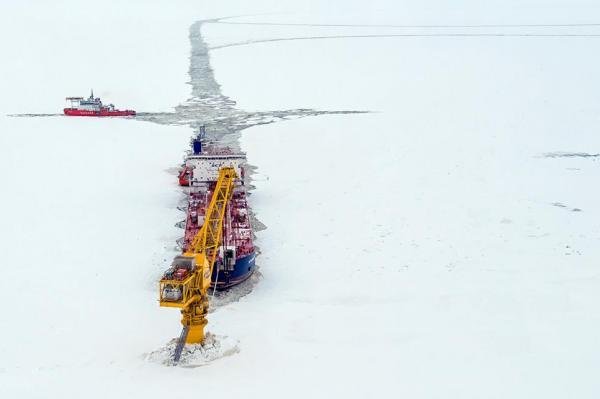 A Russian geologist claims edge in the assessment of oil and natural gas reserves above the Arctic Circle. Photo courtesy of Gazprom Neft.