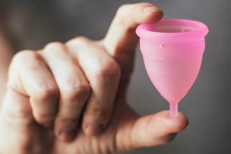 Menstrual cups are made with medical-grade silicone, rubber or latex and can last up to 10 years.&nbsp;Photo courtesy of HealthDay News