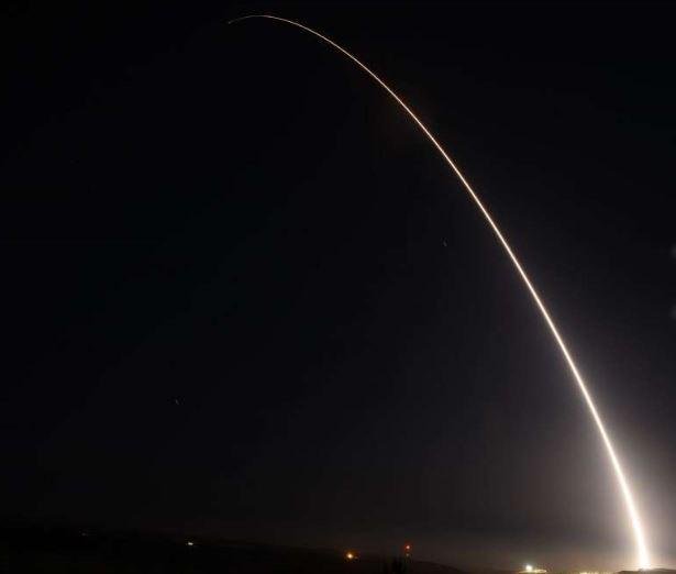 U.S. Air Force test-launches antiballistic missile from California