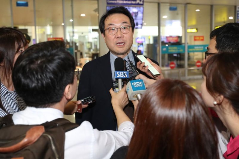 South Korea's chief nuclear envoy Lee Do-hoon is headed to Washington. EPA-EFE/YONHAP