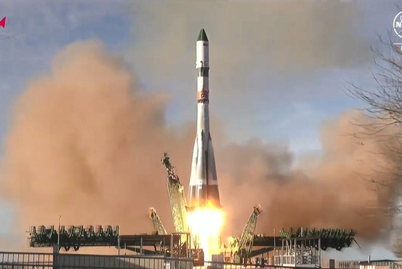 A Russian Progress spacecraft took off from Kazakhstan carrying supplies for the International Space Station Friday, according to NASA. Photo Courtesy of NASA