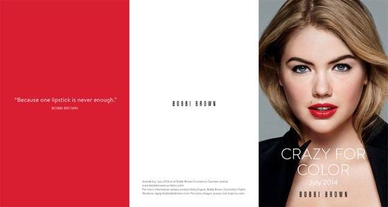 Katie Holmes replaced by Kate Upton as face of Bobbi Brown
