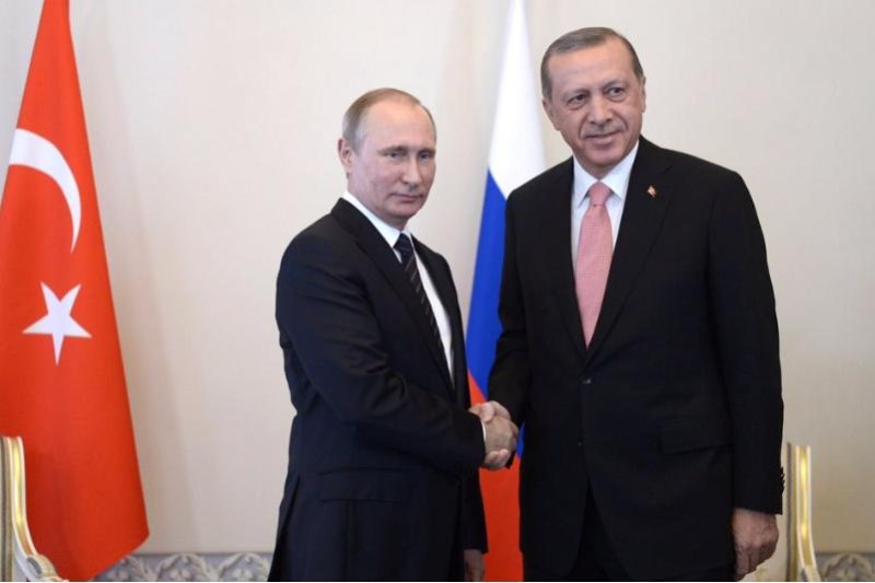 Russian President Vladimir Putin and Turkish President Recep Tayyip Erdogan met on Tuesday for the first time since Turkey shot down a Russian plane in November. Photo courtesy of President of Russia - Kremlin