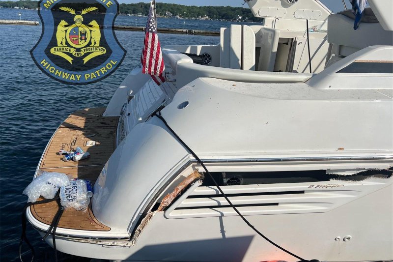 A boat explosion on the Lake of the Ozarks that injured 16 people is believed to have been caused by a buildup of gas fumes, the Missouri Highway Patrol says. Photo courtesy of MSHP Troop F/Twitter