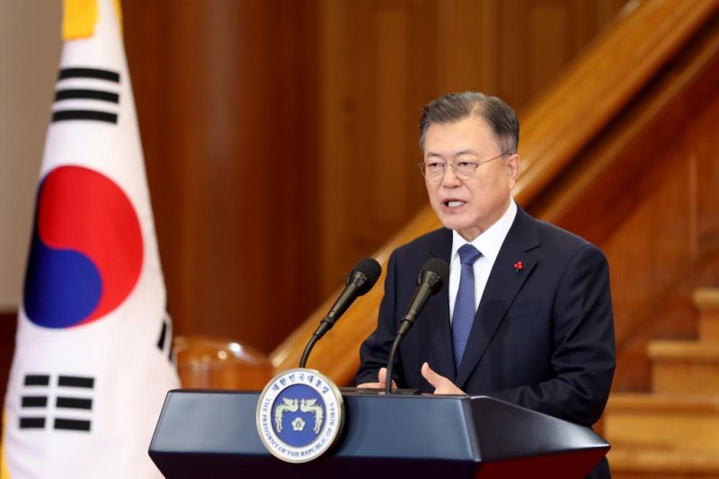 South Korea's Moon wants peace declaration with North in final months of presidency