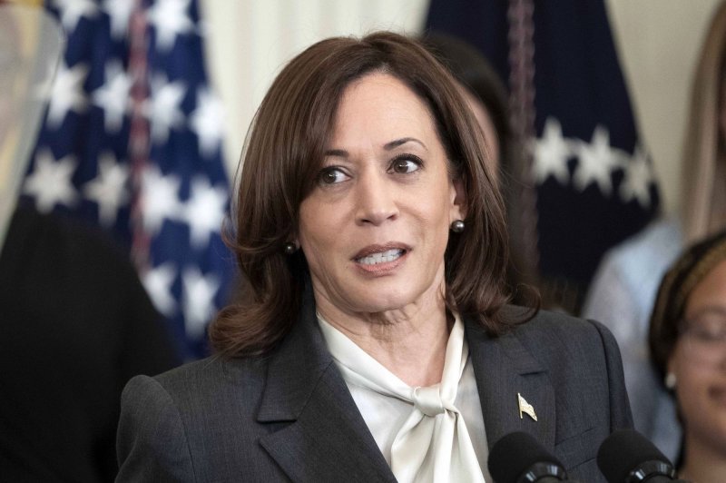 Vice President Kamala Harris said she did not broach the subject of the controversial anti-gay bill with Akufo-Addo, but emphasized that the United States firmly opposed it. Photo by Bonnie Cash/UPI