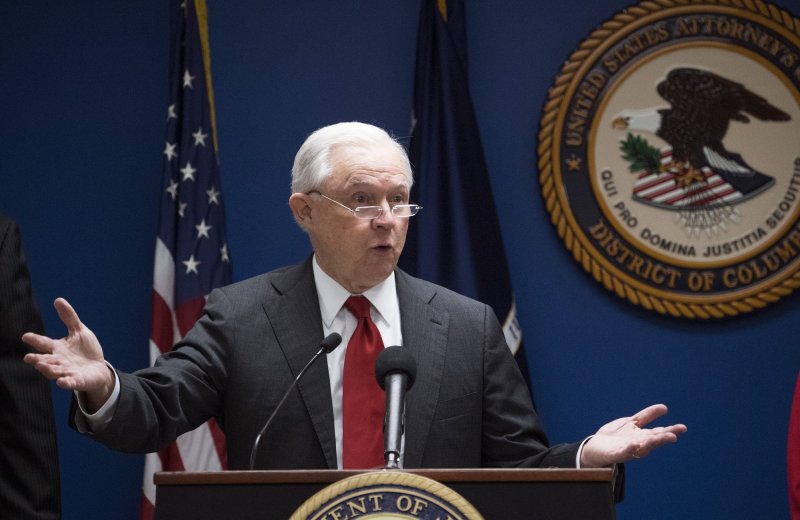 Attorney General Jeff Sessions pushed the zero tolerance policy despite concerns children were lost in program's pilot. File Photo by Kevin Dietsch/UPI