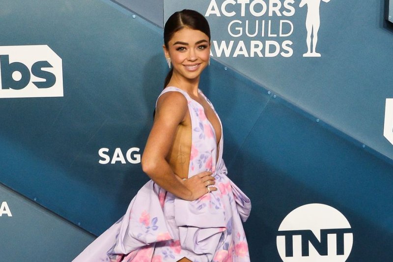 Sarah Hyland has joined the Peacock dating reality series "Love Island USA." File Photo by Jim Ruymen/UPI | <a href="/News_Photos/lp/7835ca1437b5065bd1a423e28827fa1e/" target="_blank">License Photo</a>