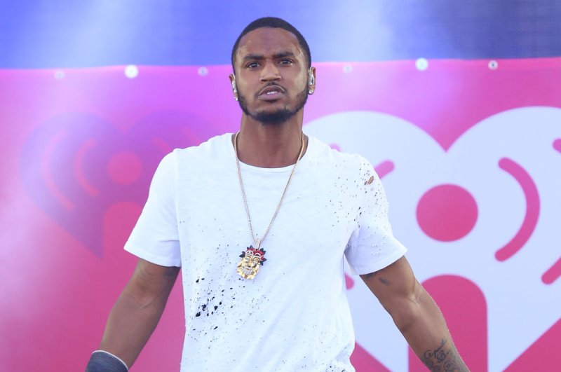 Trey Songz performs at the iHeartRadio Village Concerts at the MGM Festival Grounds in Las Vegas on September 19, 2015. Songz was put into custody Wednesday after a concert in Detroit. File Photo by James Atoa/UPI