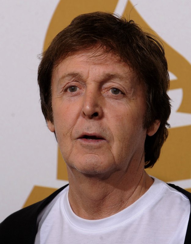 Show performer Paul McCartney appears backstage at the 51st annual Grammy Awards at the Staples Center in Los Angeles on February 8, 2009. (UPI Photo/ Phil McCarten)