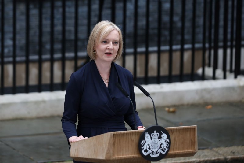 British Prime Minister Liz Truss vowed from the campaign trail to keep the lights on, but the war in Ukraine has exposed the risk of severe power shortages. Photo by Hugo Philpott/UPI | <a href="/News_Photos/lp/04a5efa74d07f20215af6873617df364/" target="_blank">License Photo</a>