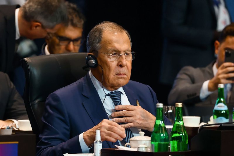 Russian Foreign Minister Sergey Lavrov said Thursday that part of the Black Sea Grain Initiative is "not being fulfilled at all." File Photo by Russian FM Press Office/UPI