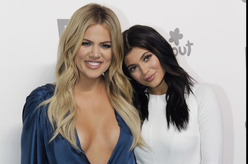 Khloe Kardashian (L) congratulated Kylie Jenner following news the star welcomed a daughter with Travis Scott. File Photo by John Angelillo/UPI