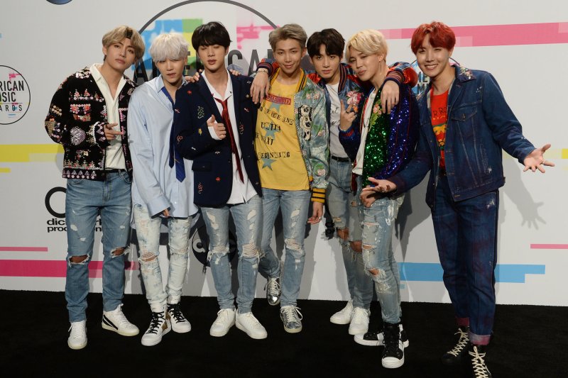 BTS reached No. 43 on the Billboard 200 with its album "Face Yourself." File Photo by Jim Ruymen/UPI