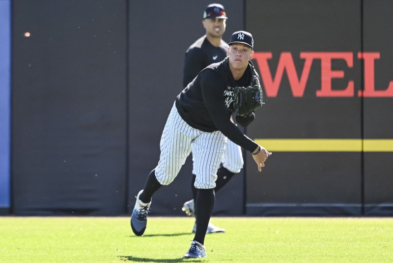 New York Yankees outfielder Aaron Judge remains under team control in 2022 because of&nbsp; arbitration rules. File Photo by Steve Nesius/UPI | <a href="/News_Photos/lp/4b9a9e076ee64e894a63f5f682f180b0/" target="_blank">License Photo</a>