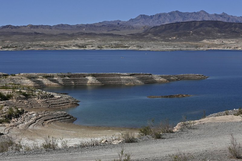 Authorities recovered skeletal human remains from the receding waters of Lake Mead over the weekend. File Photo by Jim Ruymen/UPI | <a href="/News_Photos/lp/ac22787d57182d800a7a1981adb5d040/" target="_blank">License Photo</a>