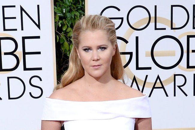 Amy Schumer at the Golden Globe Awards on January 10. The actress and comedian will embark on a new standup tour in April. File Photo by Jim Ruymen/UPI | <a href="/News_Photos/lp/6a9de33c9a2fce8b26d8f405c8f0dbf9/" target="_blank">License Photo</a>