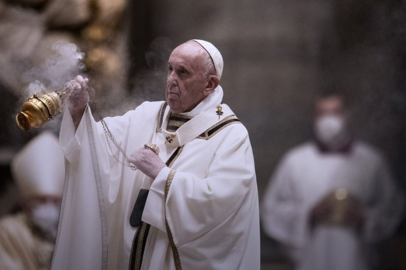 The Vatican said the pope's gifts&nbsp;were "small evangelical gestures to help and give hope to thousands of people in Rome's prisons." File Photo by Stefano Spaziani/UPI