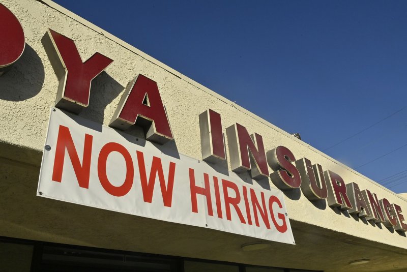 A Labor Department report showed that job openings declined in October. File Photo by Jim Ruymen/UPI