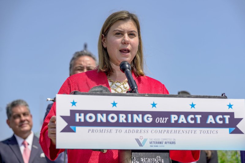 Rep. Elissa Slotkin, D-Mich., is now running to fill the soon-to-be vacant U.S. Senate seat in that state, she confirmed Monday. File Photo by Jemal Countess/UPI