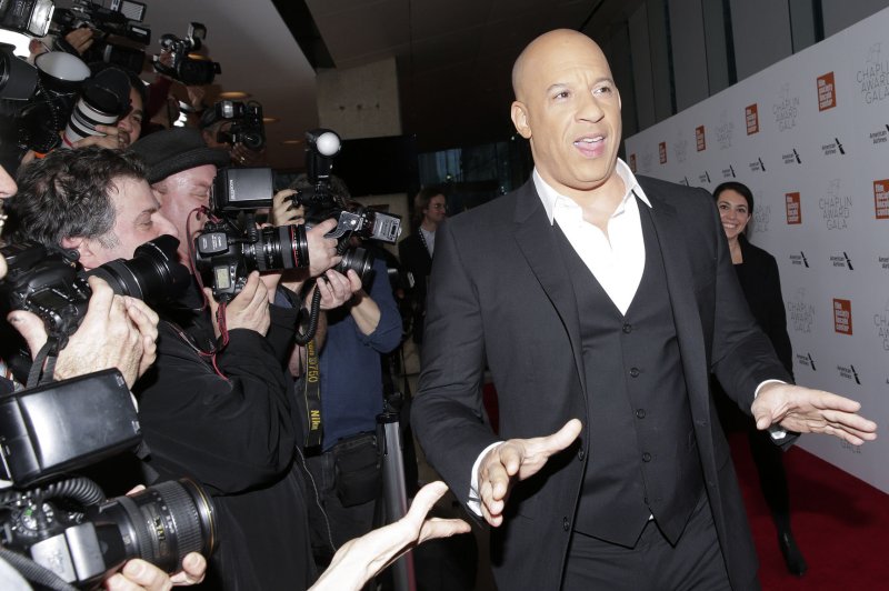 Vin Diesel's "Fast X" is the No. 1 movie in North America this weekend. File Photo by John Angelillo/UPI