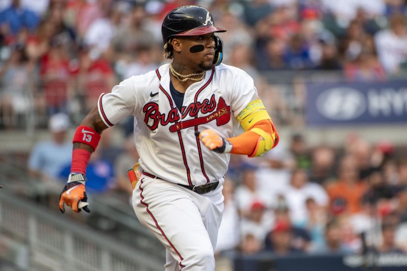 Atlanta Braves outfielder Ronald Acuna Jr. hit 30 home runs and logged 62 stolen bases through 133 games this season. File Photo by Anthony Stalcup/UPI