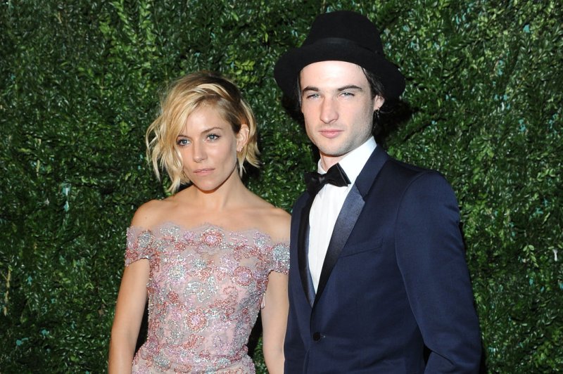 Tom Sturridge (R), pictured with Sienna Miller, plays Dream on "The Sandman." File Photo by Paul Treadway/UPI