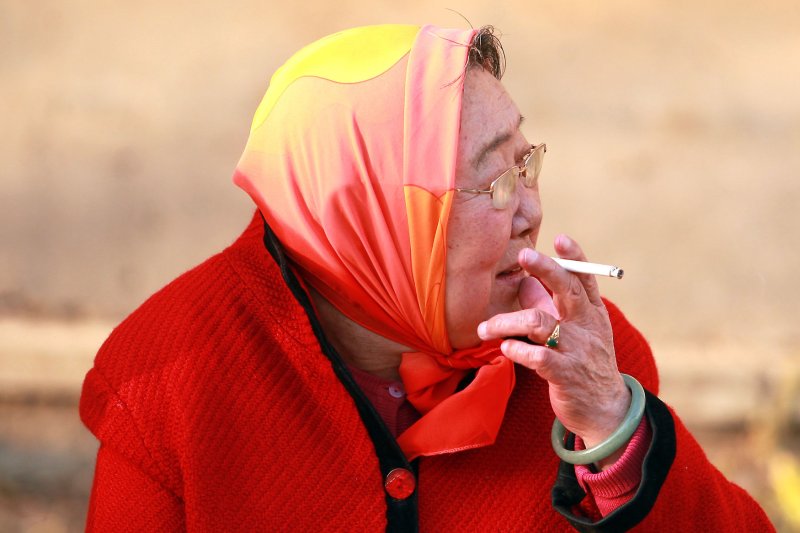 Researchers found in a new study that current smoking in older adults increases the risk of frailty. File photo by Stephen Shaver/UPI