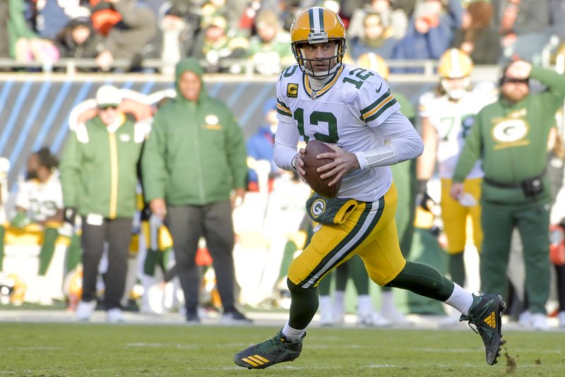 Green Bay Packers quarterback Aaron Rodgers intends to play for the New York Jets next season, but must be traded first. File Photo by Mark Black/UPI