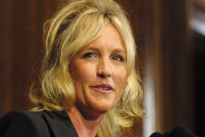 Environmental activist Erin Brockovich told residents of East Palestine, Ohio, to remain vigilant and document the environmental impact of a toxic train derailment this month. File Photo by Ricardo Watson/UPI