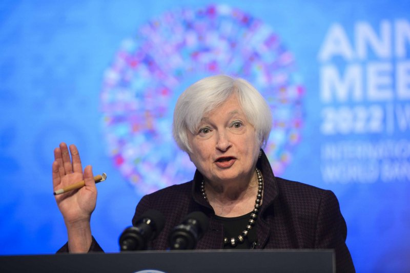 Secretary of the Treasury Janet Yellen announced up to $1.5 billion in funding allocations on Tuesday, to help grow small businesses across seven states under the State Small Business Credit Initiative. File Photo by Bonnie Cash/UPI