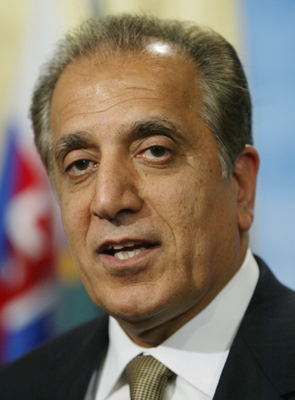 U.S. special envoy to Afghanistan Zalmay Khalilzad met with Taliban leaders Friday to negotiate a peaceful end to the war in Afghanistan, a Taliban statement said. File Photo by Monika Graff/UPI
