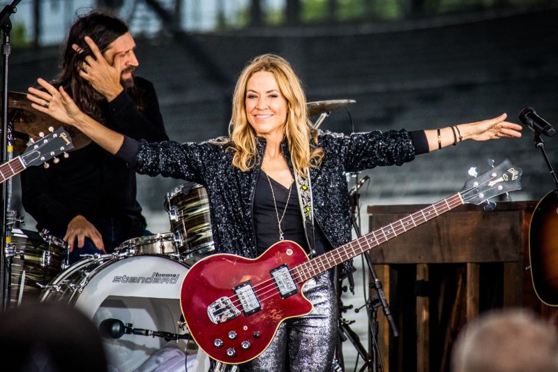Sheryl Crow performs on "Today" on Thursday. Photo by Edwin Locke/UPI