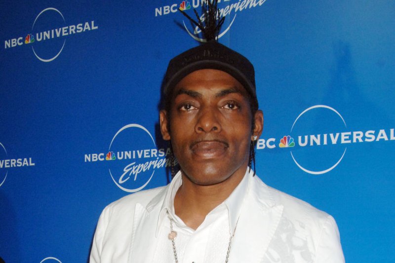 Rapper Coolio arrives at a promotional event for his reality television show "Coolio's Rules" in 2008. Coolio has pleaded guilty to a felony firearm charage. File Photo by EzioPetersen/UPI