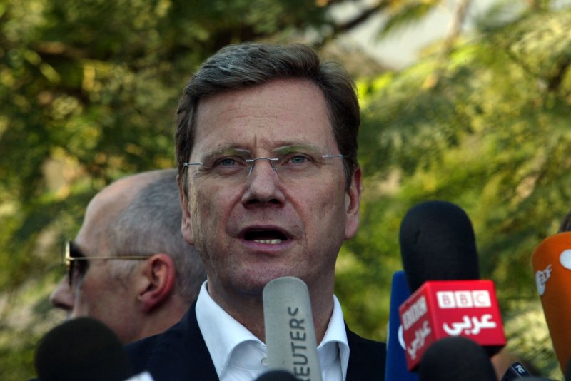 German Foreign Minister Guido Westerwelle. UPI/Ismael Mohamad