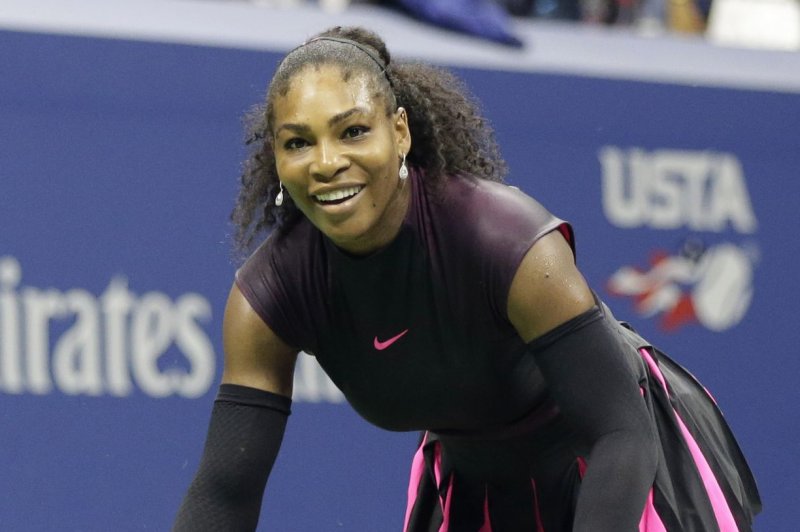 Serena Williams plays Simona Halep at the U.S. Open Tennis Championships on September 7, 2016. The tennis pro admitted Tuesday at a Ted Talks conference that she didn't mean to share a baby bump photo last week. File Photo by John Angelillo/UPI | <a href="/News_Photos/lp/e7c62221a27fbfaf916143c77b4121a3/" target="_blank">License Photo</a>
