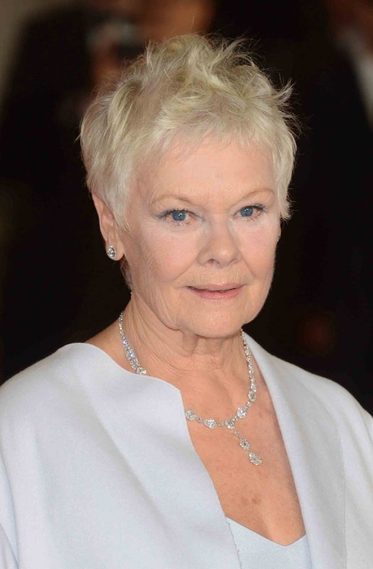 English actress Dame Judi Dench attends The Royal World Premiere of "Skyfall" at The Royal Albert Hall in London on October 23, 2012. UPI/Paul Treadway..