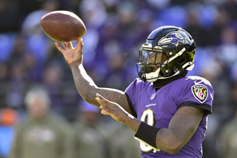 Quarterback Lamar Jackson received a non-exclusive franchise tag designation Tuesday from the Baltimore Ravens. File Photo by David Tulis/UPI