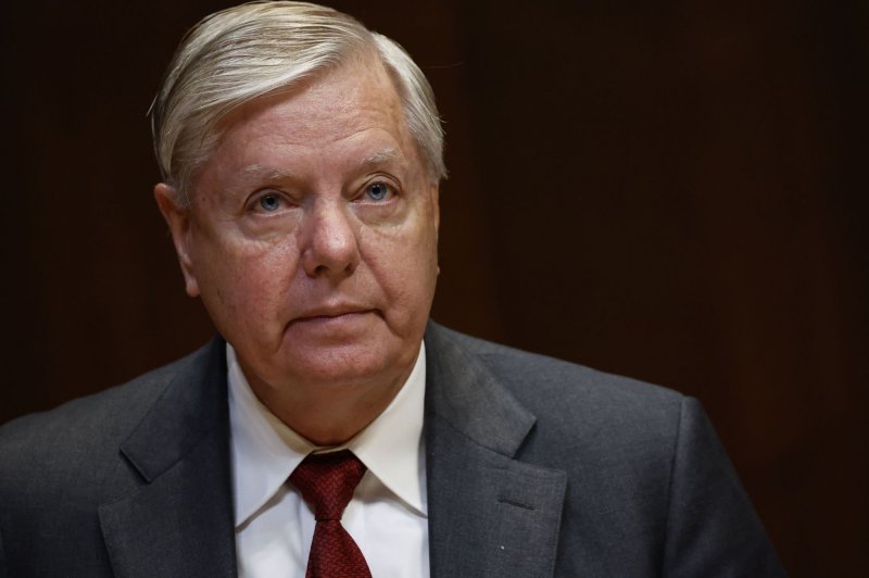Sen. Lindsey Graham, R-S.C., has been subpoenaed by a special grand jury in the investigation into possible criminal interference by former President Donald Trump in Georgia's 2020 elections. Photo by Ting Shen/UPI | <a href="/News_Photos/lp/05007d9fef602356eb5dfff9d5b64d90/" target="_blank">License Photo</a>