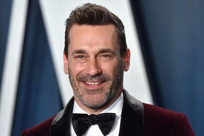 Jon Hamm will appear in "The Morning Show" Season 3. File Photo by Chris Chew/UPI | <a href="/News_Photos/lp/5cb9cb7e7f98df8446cbf8b9c2a19b17/" target="_blank">License Photo</a>