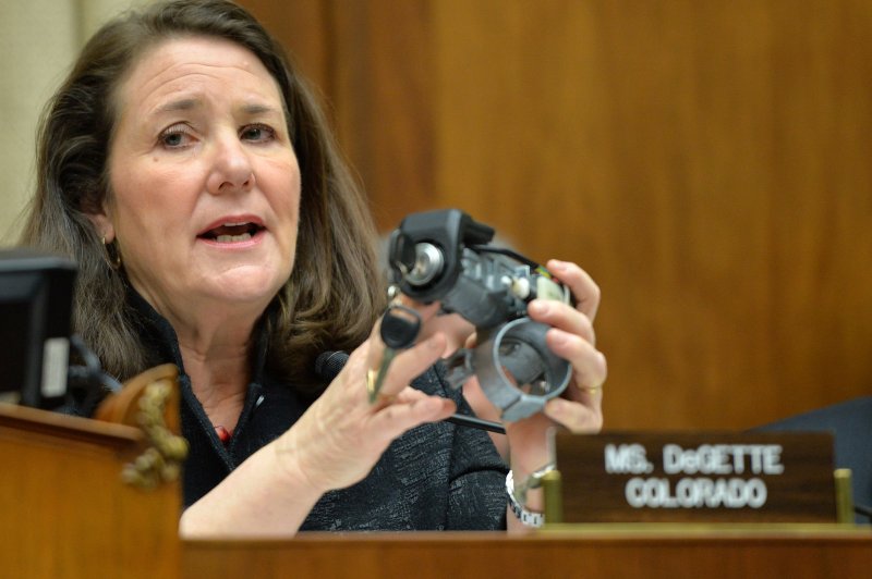 Subcommittee Chairwoman Rep. Diana DeGette, D-Colo., who called the energy use of some cryptocurrency mines “deeply disturbing,” said that lawmakers should focus on " reducing carbon emissions overall and increasing the share of green energy on the grid.” File Photo by Kevin Dietsch/UPI