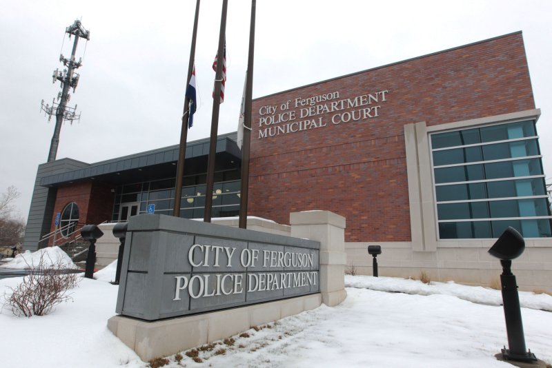 The Ferguson, Missouri Police Department headquarters building as shown on March 3, 2015 in Ferguson, Missouri. Reports say the Justice Department has discovered patterns of discrimination within the Ferguson, Missouri Police Department for disproportionately ticketing and arresting African-Americans.The probe was prompted by the August 2014 killing of Michael Brown, an unarmed teenager by Darren Wilson, a white Ferguson Police officer. Photo by Bill Greenblatt/UPI | <a href="/News_Photos/lp/21e85c07a64be04981e701efaf33a663/" target="_blank">License Photo</a>