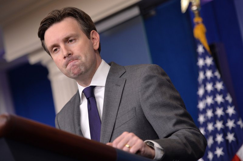 White House spokesman Josh Earnest says federal government will continue working with states to cut emissions even as the Supreme Court puts signature Clean Power Plan on hold. File photo by Kevin Dietsch/UPI
