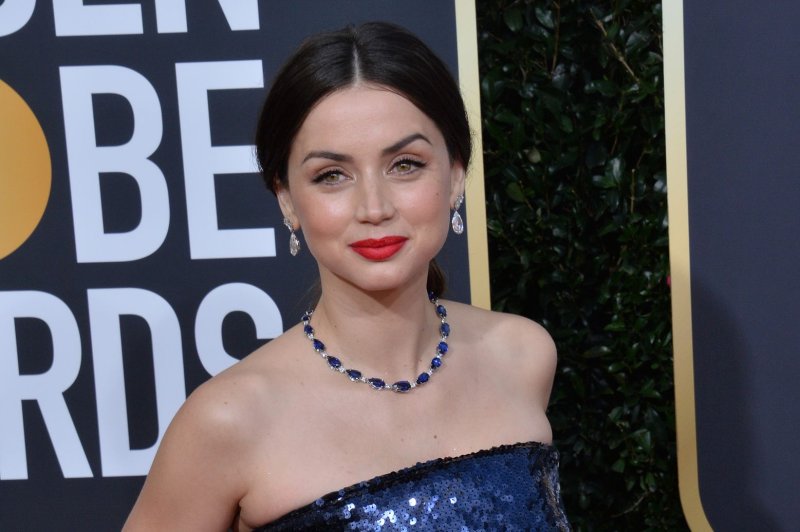 Ana de Armas attends the 77th annual Golden Globe Awards in Beverly Hills, California in January 2020. Fans of the actress have filed a lawsuit against Universal Pictures alleging they were tricked into renting “Yesterday” because she appeared in the trailer despite her absence from the film. File Photo by Jim Ruymen/UPI