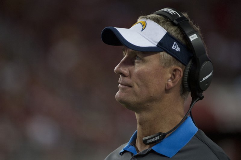 San Diego Chargers Head Coach Mike McCoy. Photo by Terry Schmitt/UPI