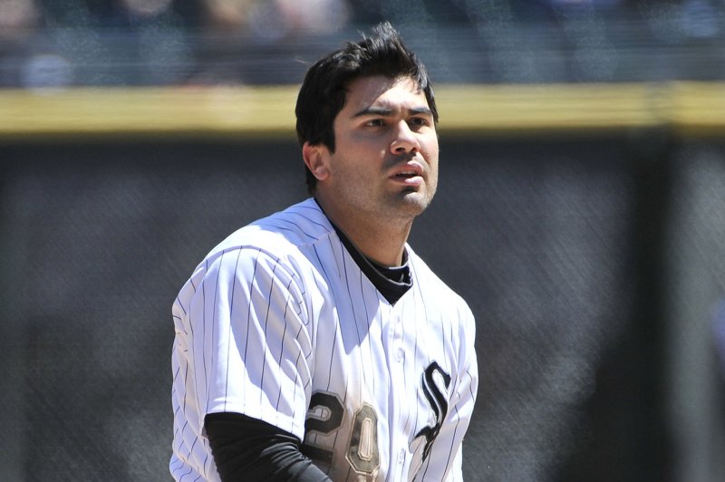 Former Chicago White Sox OF Carlos Quentin. UPI/Brian Kersey | <a href="/News_Photos/lp/72ad5af0692113c2937e7e32088cf087/" target="_blank">License Photo</a>