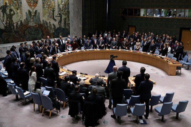 Ukraine on Sunday demanded that the United Nations Security Council convene an emergency meeting to discuss Russia's announcement of plans to deploy tactical nuclear weapons to Belarus. File Photo by Peter Foley/UPI