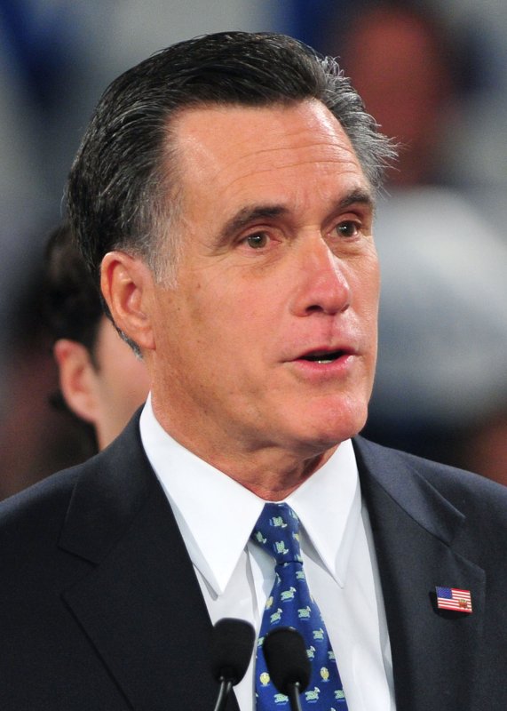 The work cited by Republican presidential nominee Mitt Romney when he led U.S. investment firm Bain Capital is a double-edged sword for him, observers say. UPI/Kevin Dietsch